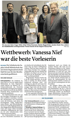 MZ-Bericht vom 22.02.16 - Sophie-Scholl