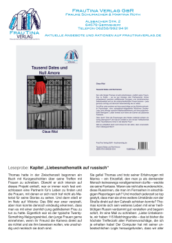 den Flyer mit einem ganzen Kapitel als Leseprobe herunterladen