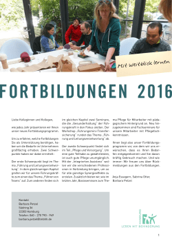 Fortbildungsprogramm
