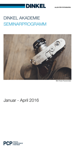 Januar - April 2016 DINKEL AKADEMIE