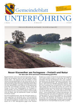 aktuelle Ausgabe - Gemeinde Unterföhring