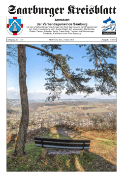 Amtsblatt VG Saarburg - wittich