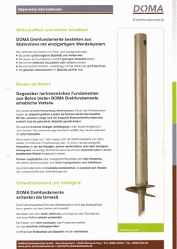 Fertigfundamente - VWW Veranda GmbH