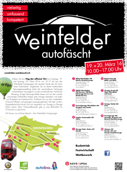 autofäscht - Centralgarage Weinfelden AG
