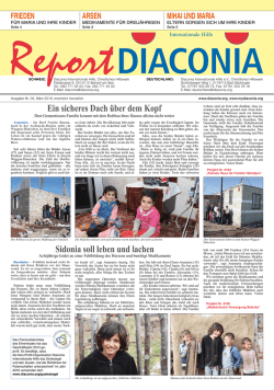 Ein sicheres Dach &uuml;ber dem Kopf Sidonia soll leben und