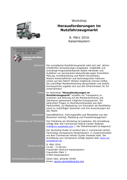 PDF-Flyer herunterladen - 4. Internationalen Commercial Vehicle