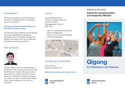 Qigong - Institut für komplementäre und integrative Medizin