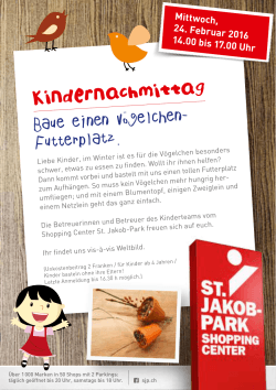 Kindernachmittag - St. Jakob-Park