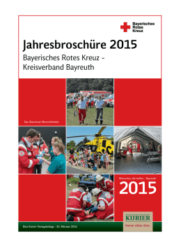 Jahresbrosch&uuml;re 2015 - Nordbayerischer Kurier