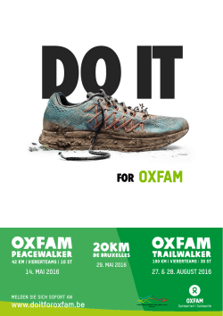 hier - Oxfam Trailwalker