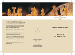 herunterladen - Temporalis Consulting