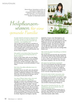 Heilpflanzen - Reformhaus Kurier