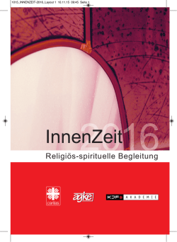 InnenZeit - Caritasverband f&uuml;r die Di&ouml;zese Augsburg eV