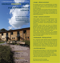 Infoflyer mit Anmeldung  - Deutscher Holzfertigbau