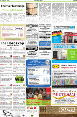 Thema Flüchtlinge - FLZ Fränkische Landeszeitung Ansbach