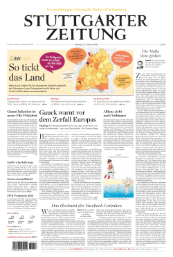 Leseprobe zum Titel: Stuttgarter Zeitung (27.02.2016)