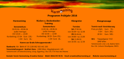 Programm Frühjahr 2016