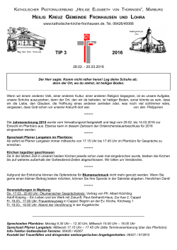 TIP_2016_03 ab 28.2.2016 - Katholische Kirche Fronhausen