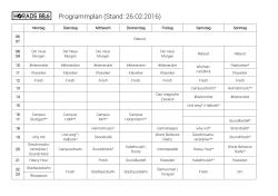 Programmplan (Stand: 26.02.2016)