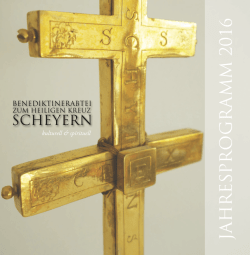 Jahresprogramm 2016