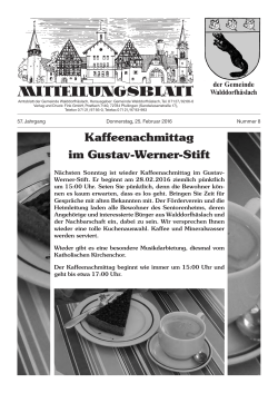 Donnerstag, 25.02.2016