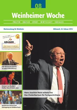 Weinheimer Woche - lokalmatador.de
