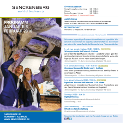 Newsletter Anhang - Senckenberg Museum
