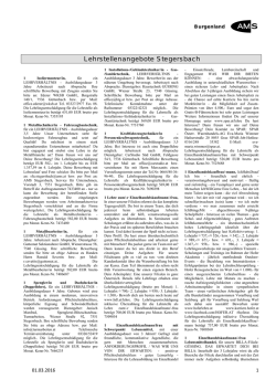 100 stellenlisten stegersbach lehre