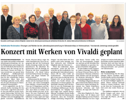 Hauptversammlung 2016 Bericht WN vom 28.2.2016