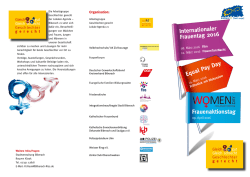 Internationaler Frauentag-, Equal Pay Day 2016 [PDF: 543 KB]
