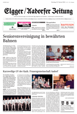 Ausgabe vom 23.02.2016