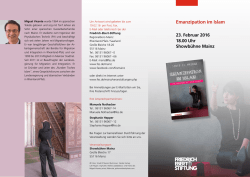 FES E Emanzipation 23.02.16_www - Friedrich-Ebert