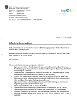 Ausschreibungstext SUB (A 2/5 bzw. v 2/4) (pdf 351 KB)
