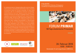 forum primar - Pädagogische Hochschule Steiermark