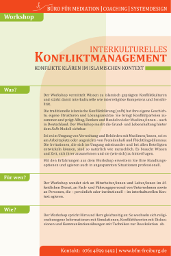 konfliktmanagement - büro für mediation freiburg