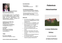 Informationen - feldenkrais erlangen sabina graf