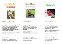 institut flyer 2016 - Waeller &ndash; Erlebnis