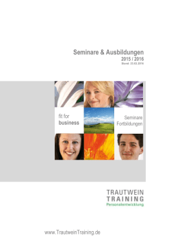 Seminare - TrautweinTraining