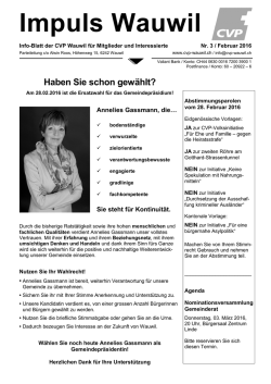 Impuls Nr. 3 / Februar 2016