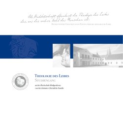 herunterladen - Theologie des Leibes