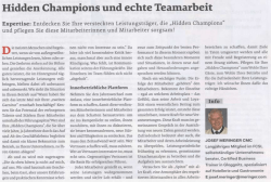Hidden Champions und echte Teamarbeit