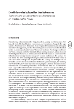 Im Westen nichts Neues