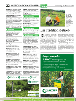 Ein Traditionsbetrieb