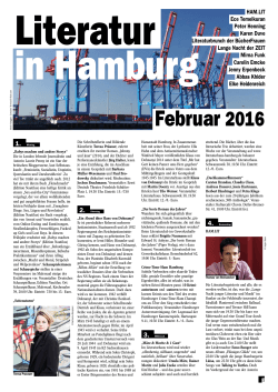 Februar 2016 - Literatur in Hamburg