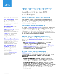 emc customer service