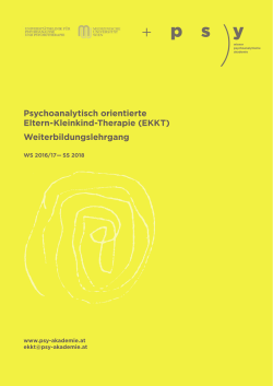 Folder - Wiener Psychoanalytische Akademie