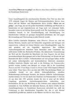 Auszug aus der Eröffnungsrede von Dr. Marietta Franke