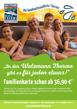 DIN A4 - Watzmann Therme