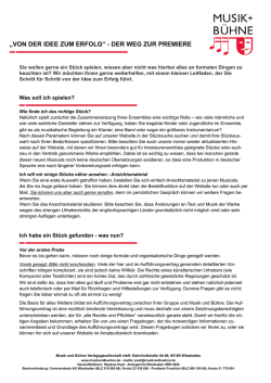 downloaden - Musik und B&uuml;hne