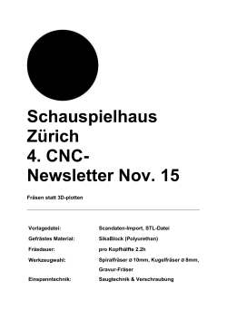 4. CNC-Newsletter, November 2015